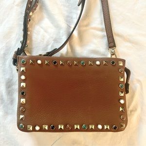 Vince Camuto Small Studded Convertible Crossbody/Clutch